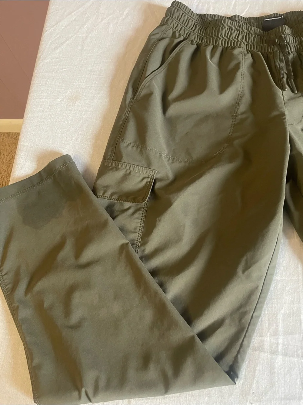 The North Face womensOlive Cargo Jogger Pants 5 pocket